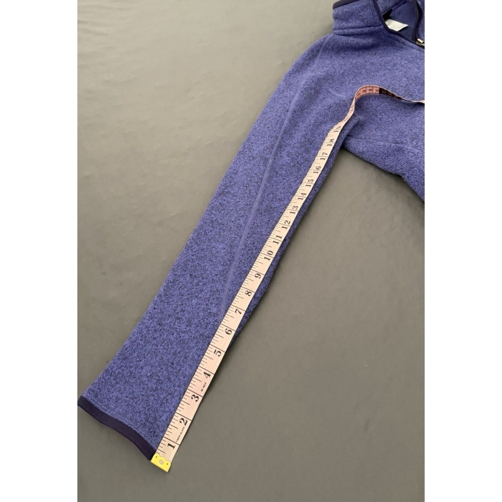 Patagonia Better Sweater Jacket Womens Medium Purple Full Zip Fleece Zip Pockets - Picture 6 of 8
